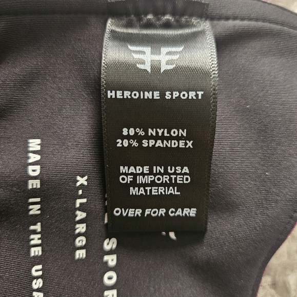 Heroine Sport Magenta Marvel Metallic Convertible Bra X-Large - Picture 5 of 7